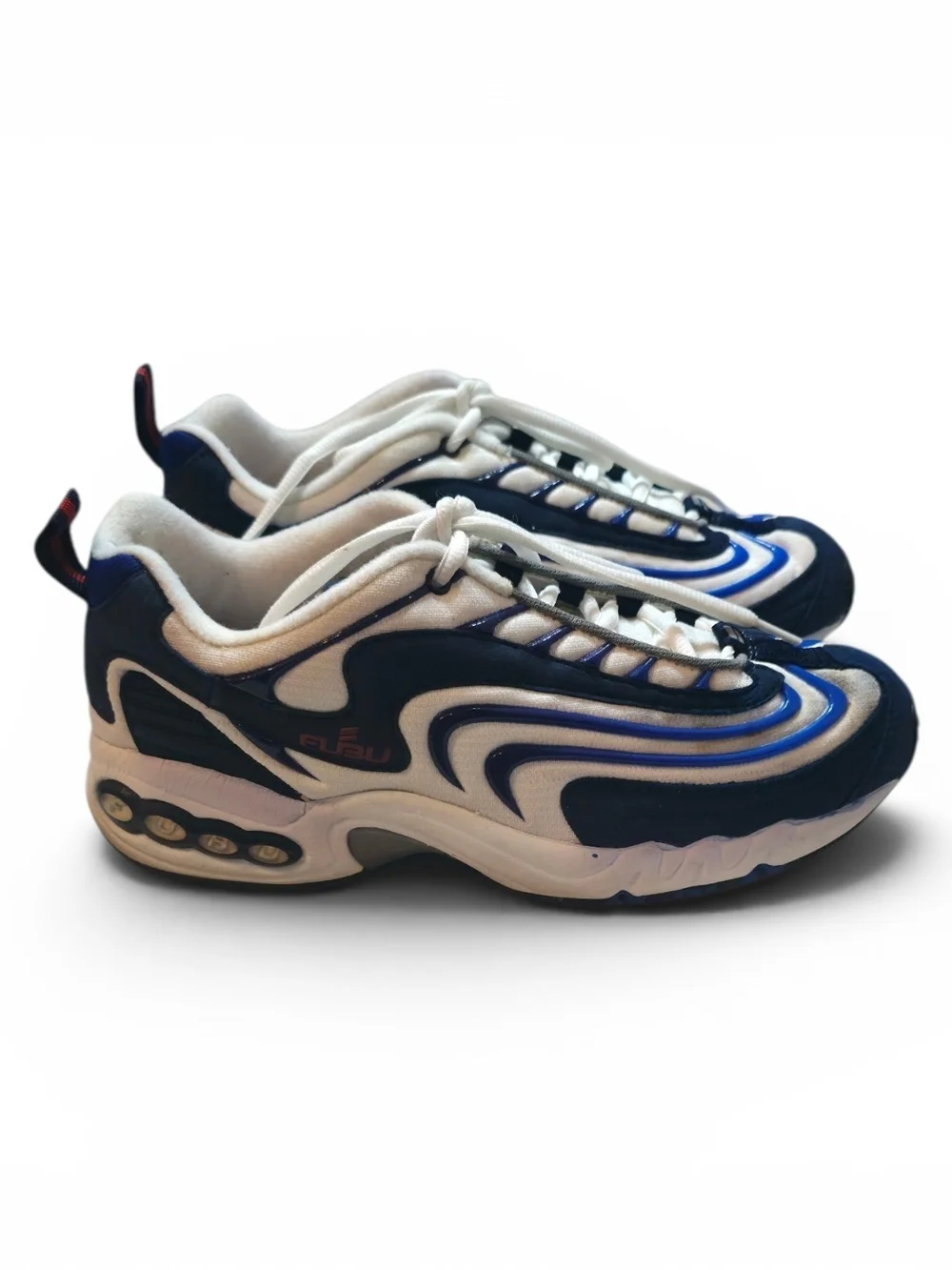 FUBU Blue & Cream Retro Wave Sneakers